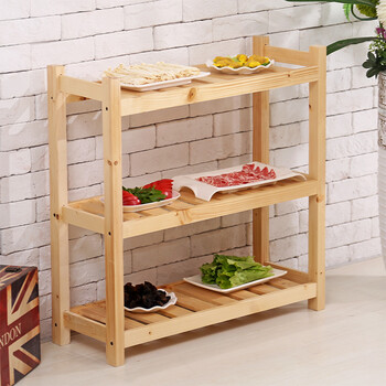 火锅架子蔬菜架子碳化火烧木菜架实木菜架火锅店菜架订做 b70*28*70