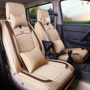 四季通用东风风光330 350 360 370 580 s560七座全包亚麻汽车座套 五