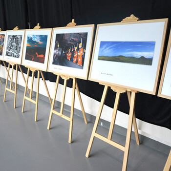 木质kt板展架易拉宝海报架广告架立牌支架制作展示架架子立式展板 175