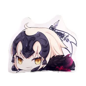 动漫周边 动漫抱枕 fate贞德saber 新款趴趴抱枕靠枕 圣剑抱枕 黑贞德