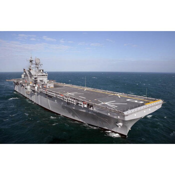 遥控军舰模型轮船电动航空母舰礼品军事玩具送礼玩具遥控船战 北卡罗