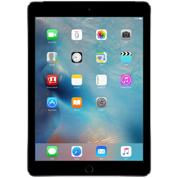Apple iPad Air 2 平板电脑 9.7英寸 （64G WLAN+Cellular 机型/A8X芯片/Retina显示屏MGHX2CH）深空灰色