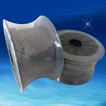 石墨密封盘根耐高温高压柔性石墨盘根阀门填料环圈高压石墨盘根 6*6一