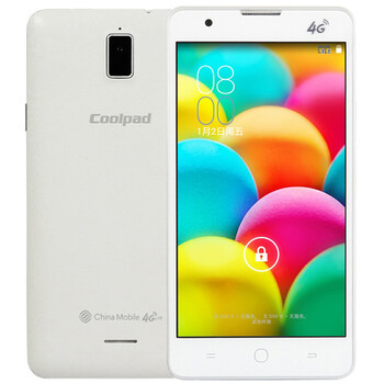 酷派(Coolpad) 8713 移动4G智能手机 极地白