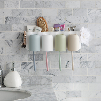 创意居家用品卫生间用具家用小东西生活日用品家庭懒人百货牙刷架 4口