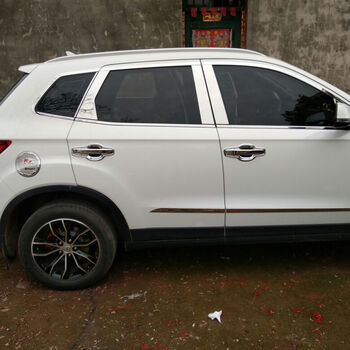 一汽森雅r7车窗亮条改装车窗饰条 不锈钢车身装饰条 r7中柱饰条 中柱6