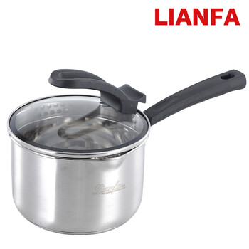 联发（lianfa）奶锅不锈钢不粘锅小奶锅煤气灶电磁炉通用小锅LFNG16 16CM