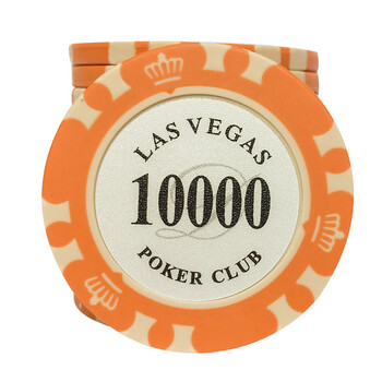 筹码币百家乐麻将筹码片14克黏土拉斯维加斯德州扑克筹码 面额10000