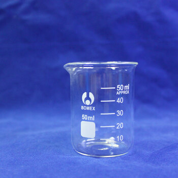 天优50ml玻璃烧杯 量杯 北玻 博美 bomex 耐高温