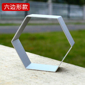 烘焙 圣诞卡通饼干模具家用曲奇模立体不锈钢饼干模具 六边形