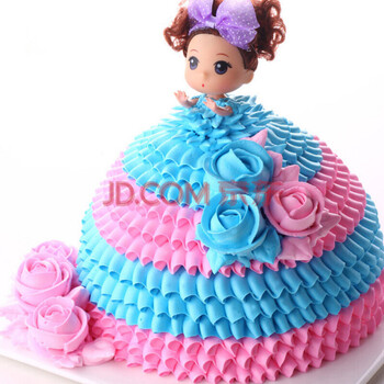 歌香园芭比娃娃卡通蛋糕预定生日蛋糕全国同城