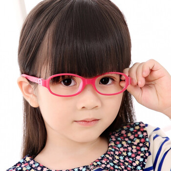 儿童眼镜架学生青少年眼镜框tr90配眼镜男女外深蓝内淡蓝框镜片宽51mm