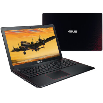 华硕(ASUS) 飞行堡垒FX50JX 15.6英寸游戏笔记本电脑(i7-4720HQ 4G 7200转1T GTX950M4G独显 LED背光全高清)