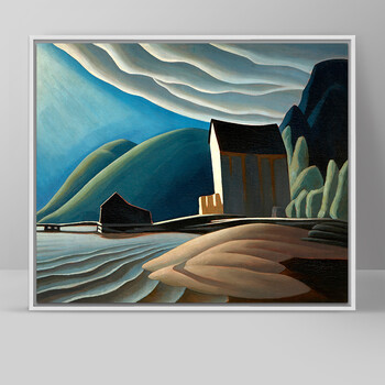 【多联画】现代简约客厅三联画北欧餐厅挂画风景油画 哈里斯-雪晴sn