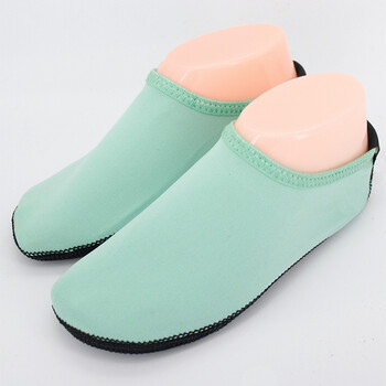 沙滩袜潜水袜防割伤游泳袜套海边溯溪软鞋男女涉水儿童浮潜袜 青色 db