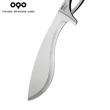 OQO欧克欧弯式砍刀 手工断骨刀具 厨房切片刀 户外求生匕首508101