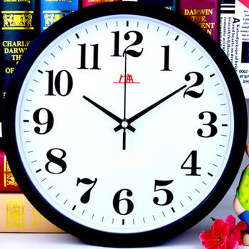 墙上挂的钟表卧室无声静音石英钟静音无声大气欧式餐厅挂表墙壁挂饰壁