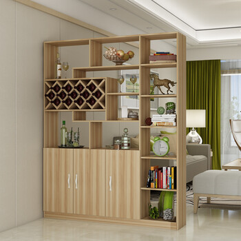 同宿客厅玄关柜隔断酒柜鞋柜门厅间厅柜双面屏风简约现代展示装饰柜子