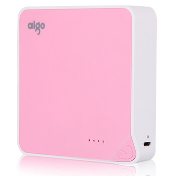 
                                        爱国者（aigo）10000毫安 DLC10400 小巧可爱 苹果/安卓通用 移动电源/充电宝 粉色                 