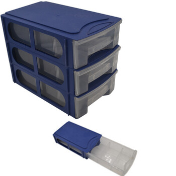 曼贝 多功能积木式元件盒收纳盒抽屉式零件盒组合式配件盒物料盒