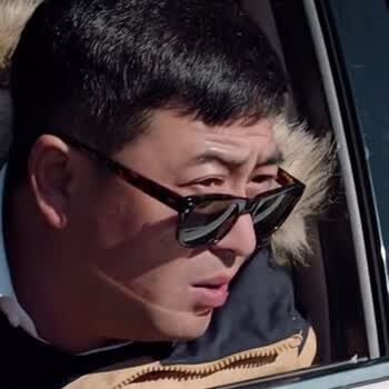 美好生活张嘉译 徐天同款墨镜太阳眼镜 方框复古时尚男女士太阳镜 砂