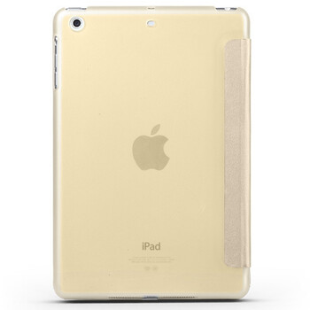 
                                        TAKE FANS 苹果iPad mini2/3/1保护套 防摔休眠支架三折皮套/保护套 触动系列 浮光金                