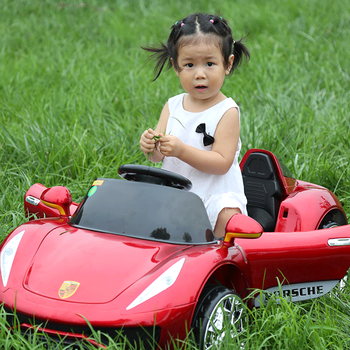 儿童车电动宝宝小汽车4四轮孩子玩具车可坐人1-3岁脚踩充电带遥控