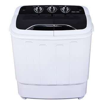澳柯玛aucmaxpb325026s32公斤家用半自动小型迷你双桶双缸洗衣机黑白