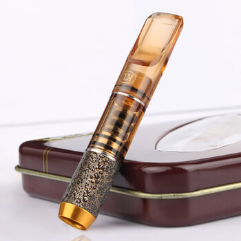 凯龙v5烟嘴 吸烟过滤烟嘴 可清洗循环型磁石烟嘴 吸烟过滤器 烟具 黄