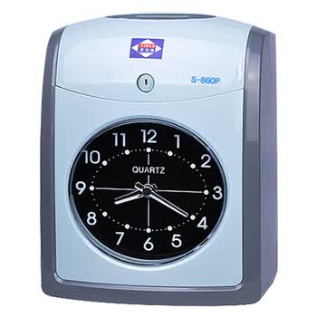 爱宝(aibao) s-860考勤机 打卡机纸打卡 机纸卡式 打卡钟上班打卡机纸