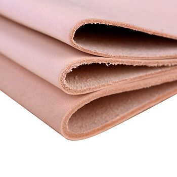 植鞣革皮料 头层牛皮皮子料真皮整张可染色植鞣皮手工树膏皮diy钱 2mm