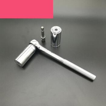 万用套筒头可调式多功能棘轮扳手套装电钻风批多用摩托车汽车工具sn