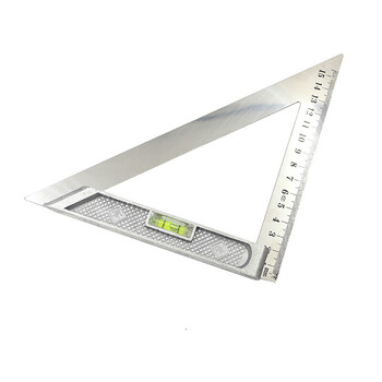 水平三角尺 90度直角尺木工钢板尺45度钢角尺直尺刻度尺木工工具 15