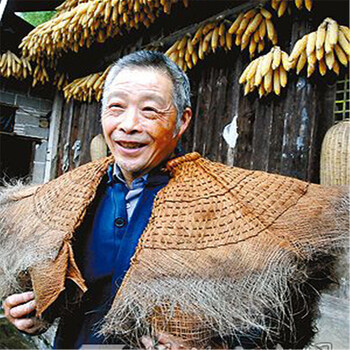 农家乐酒店棕榈蓑衣披肩斗笠装饰挂件镇宅表演出舞蹈道具服装 披肩