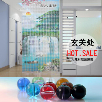 大创梦帘 门帘珠帘水晶隔断珠帘客厅珠帘艺术珠帘创意珠帘水晶珠帘装饰珠帘 标价为1平米的价格 标价为1平米的价格
