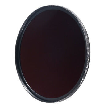 C&C C ND1000 77mm 定量圆形减光镜 中灰密度镜 风光摄影 镀膜玻璃材质 单反滤镜 延长曝光时间