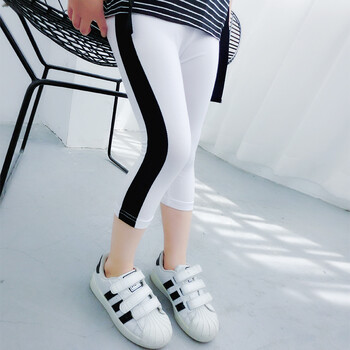 打底裤2018夏装新款儿童韩版弹力薄款紧身小脚裤童装铅笔裤子 白色