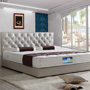 席梦思纯棉针织布床垫学生弹簧床垫 品牌家具 厚度25cm 1200mm*1900mm