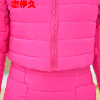 恋伊久2016春夏新款连衣裙雪纺连衣裙中袖两件套 白色 L