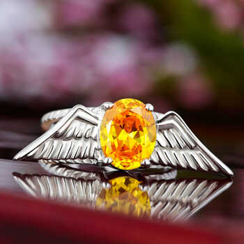 > 幸运石动漫周边 家庭教师指环 饰品 白兰玛雷戒指 925纯银珍藏版