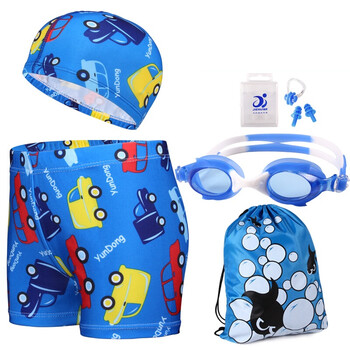 游泳用品 男士泳衣 hisea 海边度假 游泳帽 游泳镜 儿童泳裤男童平角