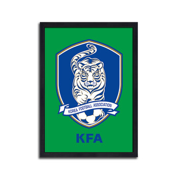 强国家队足球俱乐部队徽装饰画主题酒吧体彩票投注站挂画sn6732 韩国