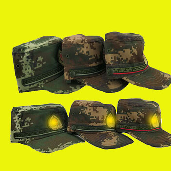 迷彩帽作训战术遮阳帽子防晒钓鱼帽军迷特种帽学生军训 海夏 56带帽徽