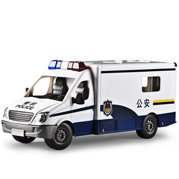 双鹰遥控警车警务车儿童摇控玩具车充电动玩具男孩玩具 遥控警务车