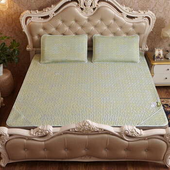 床上用品 冰丝席 茵思宛(yinsiwan) 夏季乳胶凉席冰丝空调软席可水洗