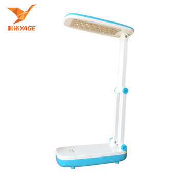 雅格YAGE台灯 可充电 折叠式 触控调光 LED 阅读灯多种模式 YG-5922 YG-5922蓝色