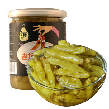 四季常青老坛泡椒小米辣椒瓶装300g1瓶装野山椒农家正宗四川泡辣椒