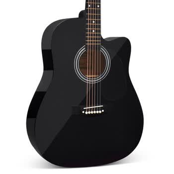 guitarist 民谣吉他初学者木吉他古典吉它入门男女38寸jita 41寸亮光