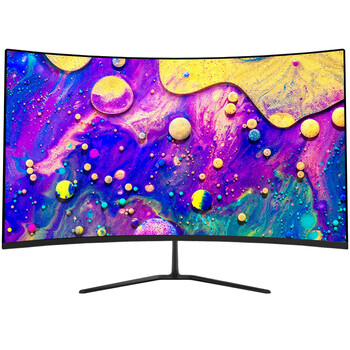 松人songrenr22022英寸曲面显示器磨砂黑