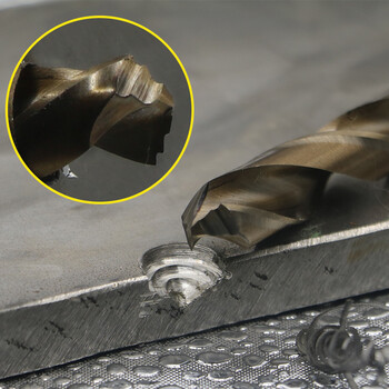 磨仙三刃高钴直柄不锈钢开孔器高速钢全磨制木工开麻花钻钻头 6.8mm